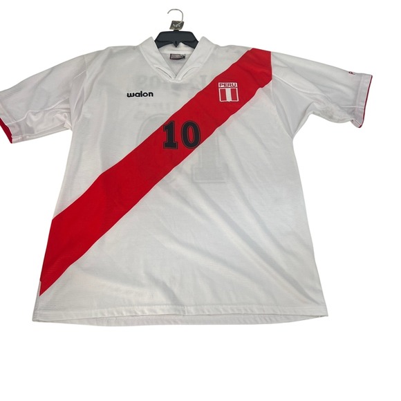 Peru  National Soccer Jersey Walon 10 Palacios Gernmany World Cup 2006 XL - Picture 2 of 11